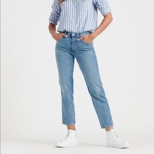 Authentic Straight Crop Jean